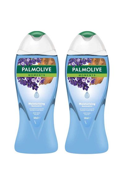 Palmolive Moments Moisturizing Shower Gel with Sandalwood and Lavender Oils 500 ml 2 Pieces