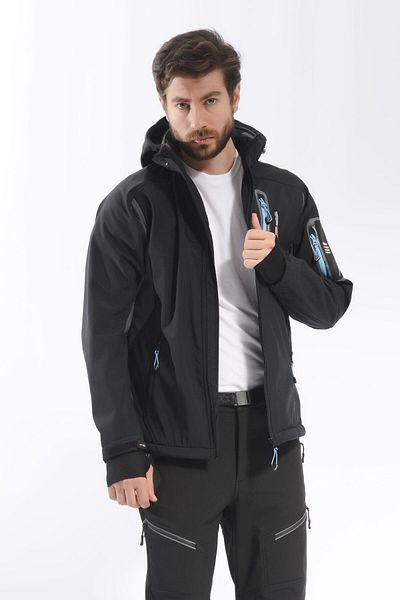 Freecamp Eagle Softshell Jacket-black-blue