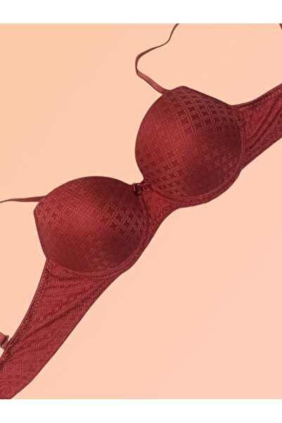 MILANOFOX Jacquard Pattern Recovery Padded Push-Up Underwire Support Bra