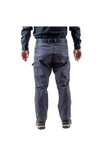 SAVAGE Softshell Pants with Fleece Inside - Water Windproof - - Anthracite - Tactical Pants