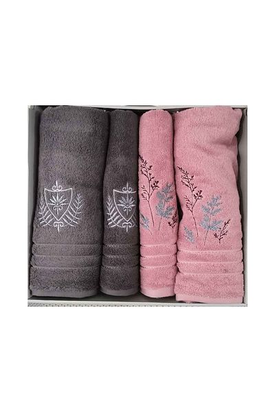 Özdilek Soft Leaf Best Set Bath Set