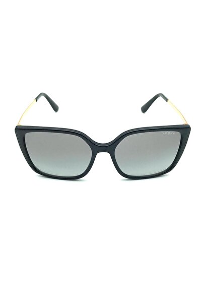 Vogue نظارة شمسية مربعة نسائية - VO 5353S - مقاس العدسة: 54 مم - أسود