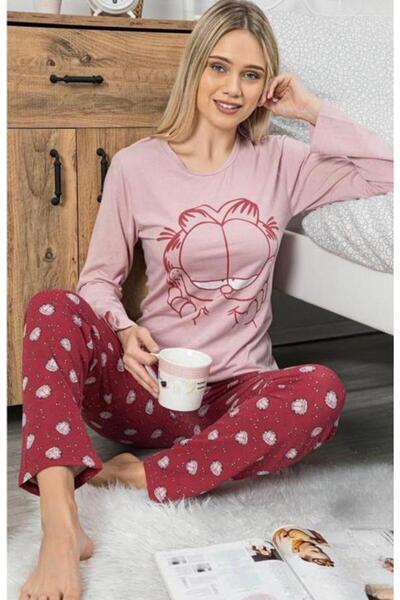 İpek Γυναικείο Σετ Πιτζάμες Μακρυμάνικο 100% Βαμβάκι