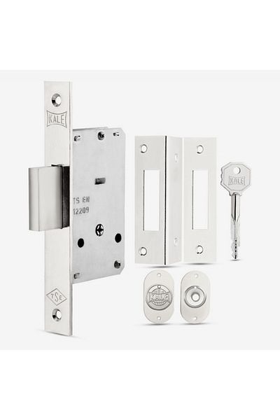 KALE 157f Case Prazis Cylinder Safety Lock 2 Turns Nickel (35mm)