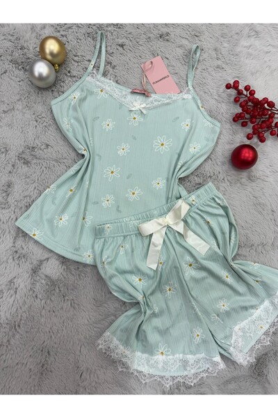 pijamaworld ΣΕΤ ΠΙΤΖΑΜΑ ΚΑΛΟΚΑΙΡΙΝΟ ΜΑΛΑΚΟ ΥΦΑΣΜΑ ΚΟΡΔΟΝΙ ΣΟΡΤΣ