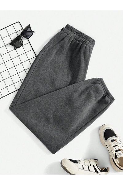 FUNSTYLE Unisex Anthracite Seasonal Άνετο Jogger Sweatpants