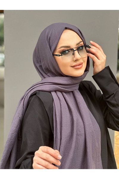 HAREM SCARF Σάλι με πέρλες ανθρακί
