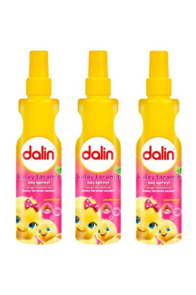 Dalin Badem Özlü Kolay Tarama Saç Spreyi 200 ml 3 ADET