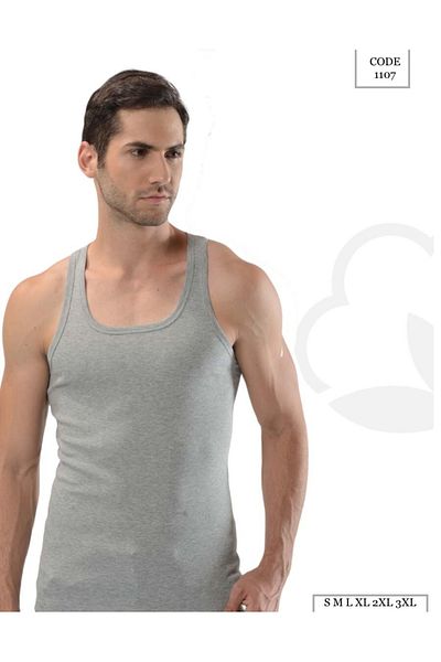 ByDon 5 Men's Plus Size Combed Cotton Strap Undershirt 100% Cotton