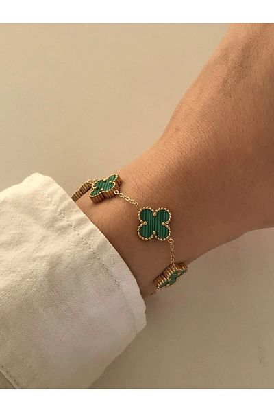 Opia JEWELRY - سوار أخضر (21 سم)