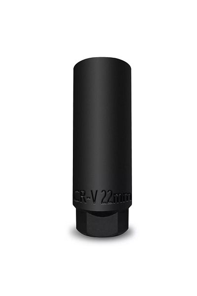 Choice Black Black Narrow Mouth Oxygen Sensor Socket 22mm 1/2" Drive Sensing Socket Wrench Car Repair Tools