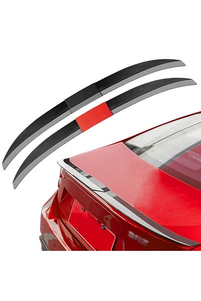 Choice 3Pcs Universal Adjustable Trunk Tail Rear Wing Spoiler For BMW For Tesla For Audi Toyota Honda KI...