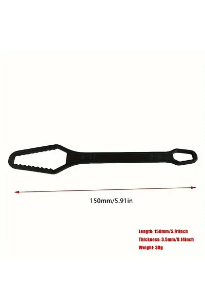 Choice 1pc 1pc Universal Double-head Torx Wrench - Self-tightening & Adjustable - 3-17mm