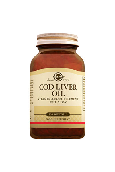 Solgar Cod Liver Oil 400 Mg 100 Yumuşak Jelatin Kapsül
