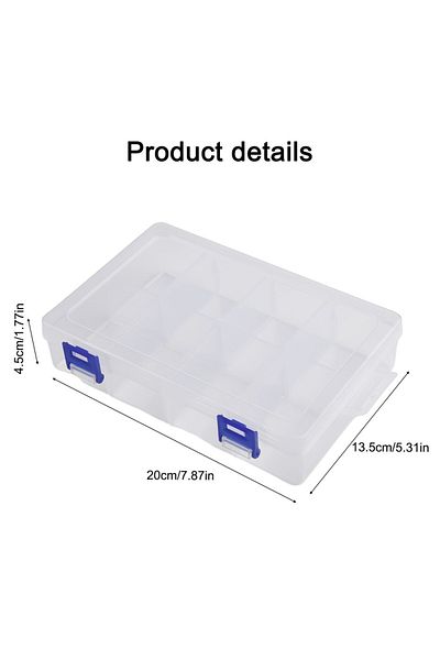 Choice Tools Storage Box Adjustable 8grids Compartment Plastic Storage Box Screw Holder Case Organizer 2...