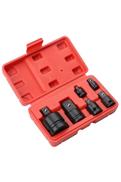 Choice 6Pcs Socket Wrench Socket Wrench 1/4 1/2 3/8 3/4 Ratchet Breaker Drive Spanner Set Pneumatic Slee...