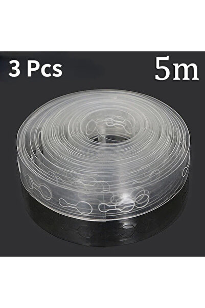 Choice 3 قطع من سلسلة البالونات الشفافة بطول 5 أمتار، 3 قطع، شريط منقط لحفلات الزفاف وأعياد الميلاد والتخرج، خلفية للتزيين