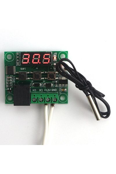 Choice Green W1209 Dc 12v Heat Cool Digital Thermostat Temperature Controller Miniature Thermostat Temperat