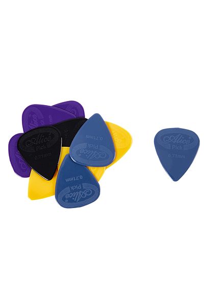 Choice 0.71mm 10pcs Alice Guitar Pick Non-slip Pick Nylon With Raised Surface Alice Guitar Finger Piece Non