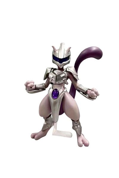 Choice With Box 11cm Mewtwo 11cm Pokemon Figure Mewtwo Anime Figure Steel Mewtwo Cool Figurine Pvc Statue M