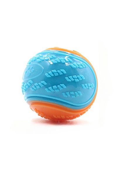 Choice Blue Dog Squeaky Balls Toy Dog Soft Tpr Chew Toy Dog Pet Teeth Cleaning Bite Resistance Puppy Traini