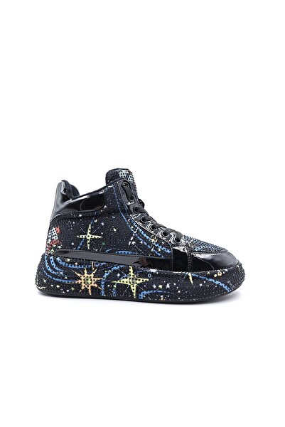 Guja Жіночі кросівки на резинці з стразами та чорними камінцями