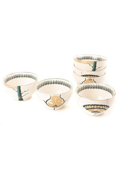 Mikasa Moor Grace 6-Piece Bowl 13cm