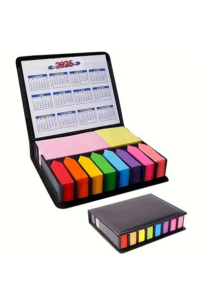 Choice 1 Box 1 Set Of Colorful Convenience Stickers Organization Multi-color Stickers Set Leather Packaging
