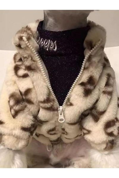 Choice XL(6.5-8.5KG) Brown Dog clothes autumn winter schnauzer fah bichon teddy small and medium-sized dog