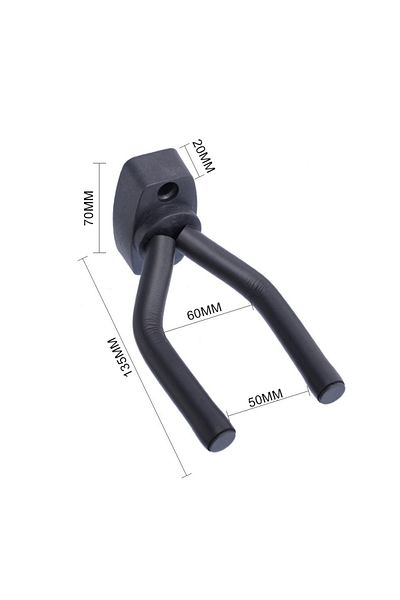 Choice Black Guitar Wall Hook Instrument Display Guitars Metal Sponge Stand Hangers Holder Mount Ukulele Vi