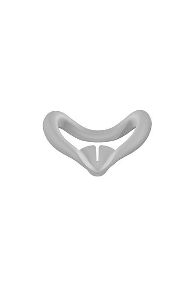 VRKOOBI Gray Comfortable Soft Sweat Dust Resistant Replaceable Eye Mask Silicone Face Cover Pad For Meta Que