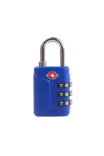 Choice Blue Tsa 3 Digit Combination Lock New Anti-theft Security Tool Customs Password Lock Padlock Suitcas