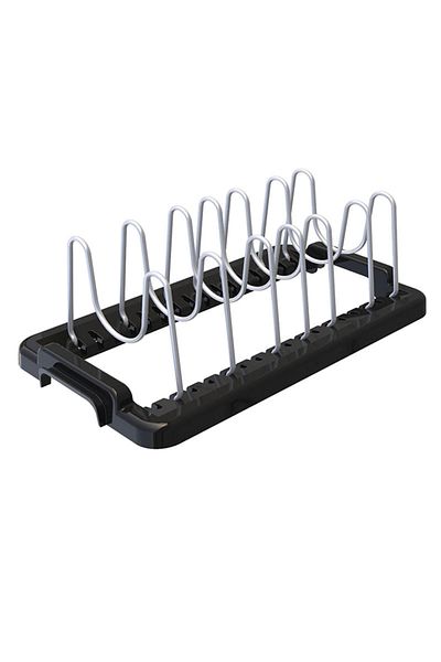 Prima Nova Fin In-Cabinet Pot Lid Holder-Black