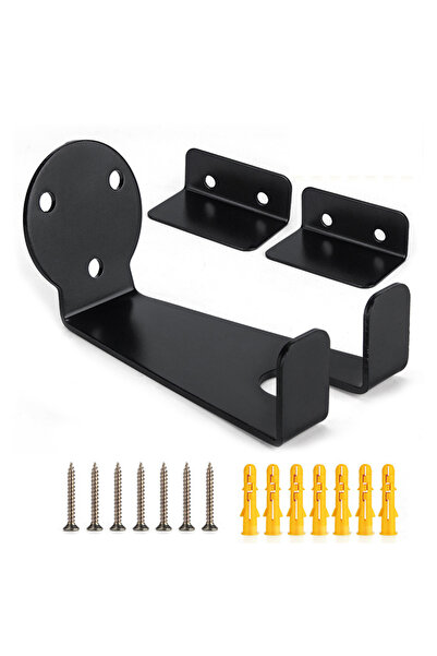 APWIKOGER حامل دراجات جداري أسود شديد التحمل، رف حامل دراجات، خطافات تعليق در...