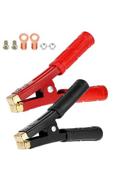 Choice 1000a 2pcs 500-1000amp Heavy Duty Copper Alligator Clips Terminal Test Electrical Battery Crocodile