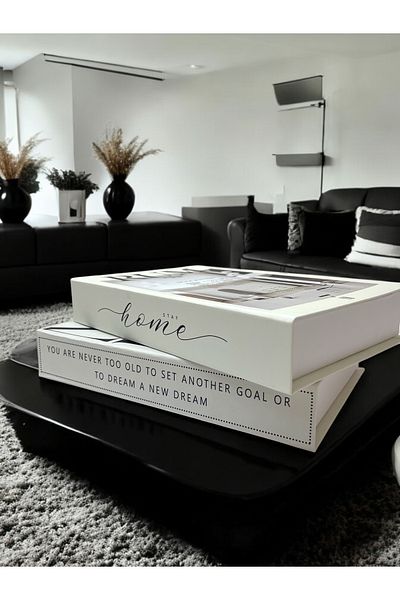 Saccura Decor Decorative Book Box Set, New Box Set of 2