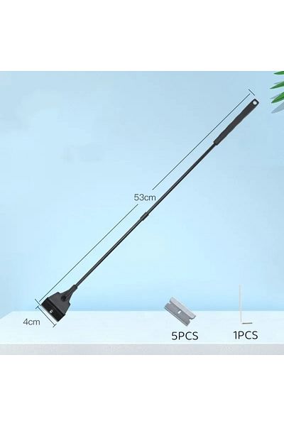 Choice 53cm Aquarium Cleaning Tools Flat Sand Algae Removal Dual-use Glass Algae Scraper Household Cleaning