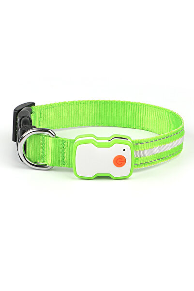 Genel Markalar Tz-tc6230 Led Işıklı Şarjlı Köpek Tasması, Su Geçirmez, Yeşil Renk