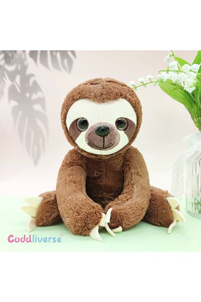 Choice Brown Sloth Beautiful Sloth Simulation Plush Toy 25 Cm Sloth Doll Gift Cloth Doll Holiday Birthday G