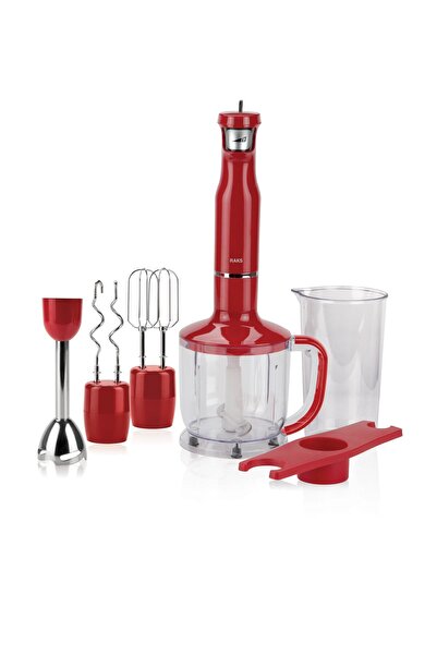 TEKNO Hot Mix 1700 W Blender Seti Kırmızı
