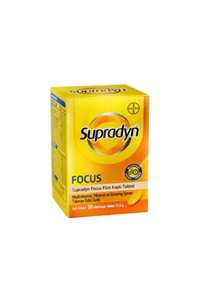 Bayer Supradyn Energy Focus 30 Film Kaplı Tablet