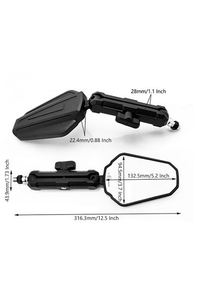 Choice High Quality Universal Motorcycle Foldable Rear View Mirror