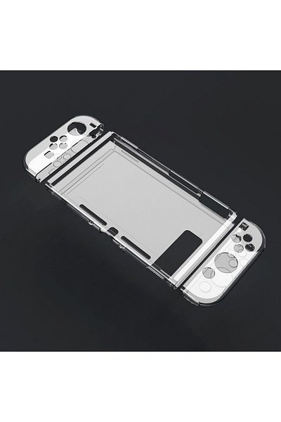 YECKTEGJ Tpu Case For Nintendo Switch Tpu Soft Transparent Shell Protective Case Cover Frame Protector Dockab