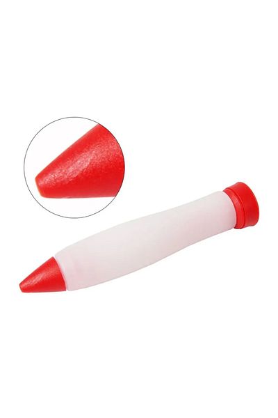 Choice White Baking Tools Food Grade Silicone Chocolate Squeeze Sauce Writing Decorating Pen Cake Writing P