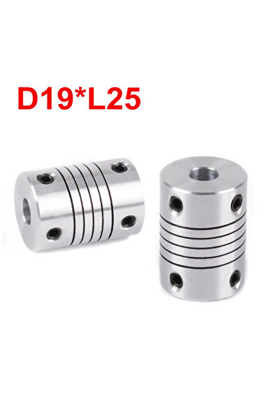 Choice 6X6 D19xL25 Aluminium Flexible Jaw Shaft Coupling 5 8 6.35mm 8mm 10mm CNC Stepper Motor Coupler Enco
