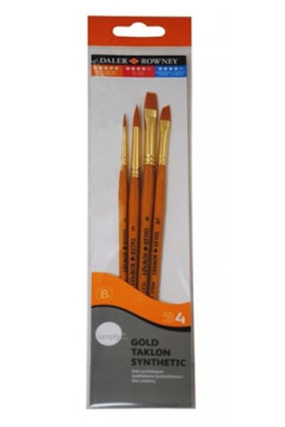 Daler Rowney Σετ 4 βουρτσών Simply Taklon - 216920400