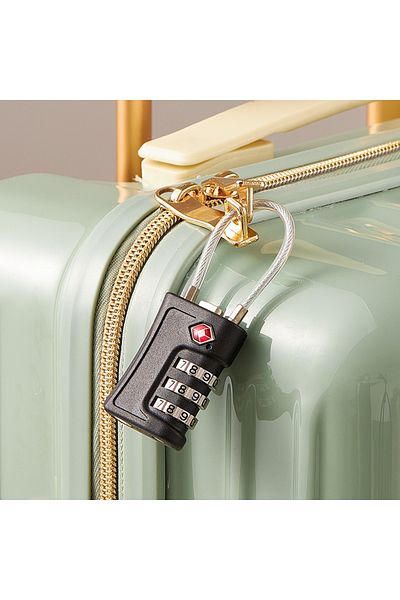 Choice Black New Tsa Customs Code Lock For Travel Luggage Password Changeable Lock Contrast Color Design Pa