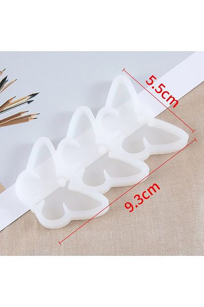 Choice 9.3x5.5cm 1pc Reusable Silicone Mold Butterfly Silicone Mold For Jewelry Making Pendant Earrings Key