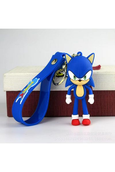 Choice 1 6styles Sonic Keychain Pendant Anime Figure Hedgehog Model Doll Backpack Decoration Children Cute.