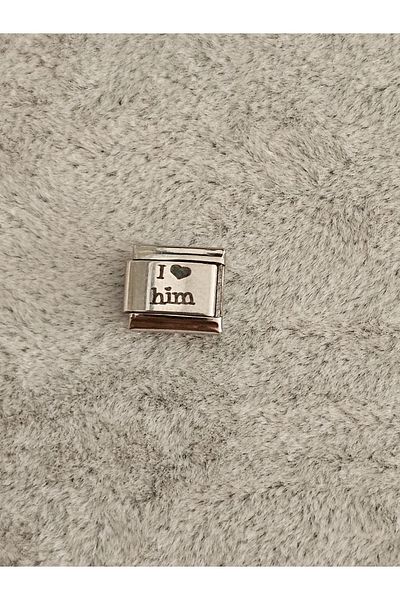 SiestaAccessories Italian Couple Themed Bracelet Charm - I Love Him / I Love Him